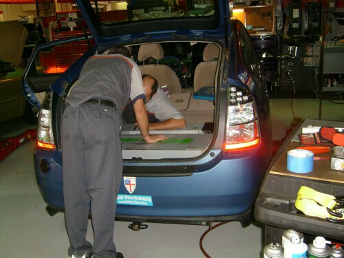Roper Prius Hymotion Plug In Conversion When Hymotion Goes Into Ev Mode The Prius Mfd Jumps Back And Forth Between Canview Screen Energy Display I Found This Disconcerting