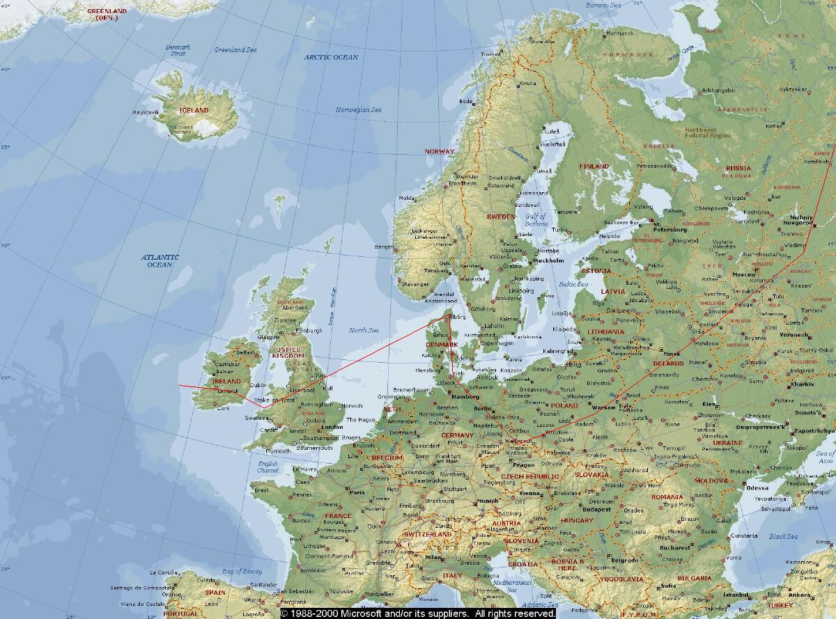 Atlas Karta Evrope – superjoden