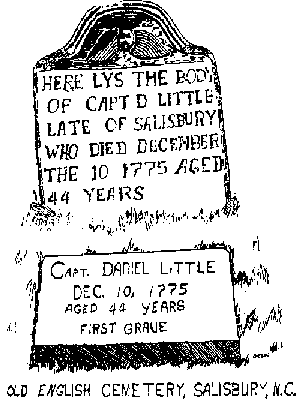 Capt. Daniel Little gravestone