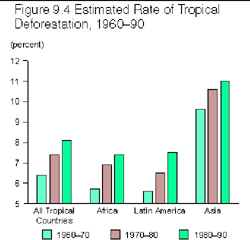 global warming graphs deforestation graphs and charts